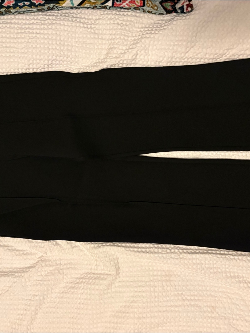 Massimo Dutti Black Boot-Cut Pants